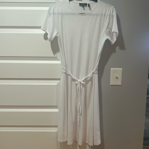 Never Worn Theory Vormond Knit Lightweight Drawstring Dress, Size Small - Picture 2 of 7
